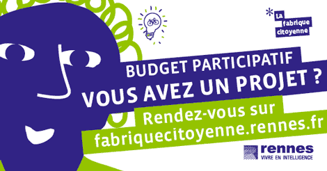 Visuel de la campagne rennaise pour le budget participatif 2015-16 // Ville de Rennes