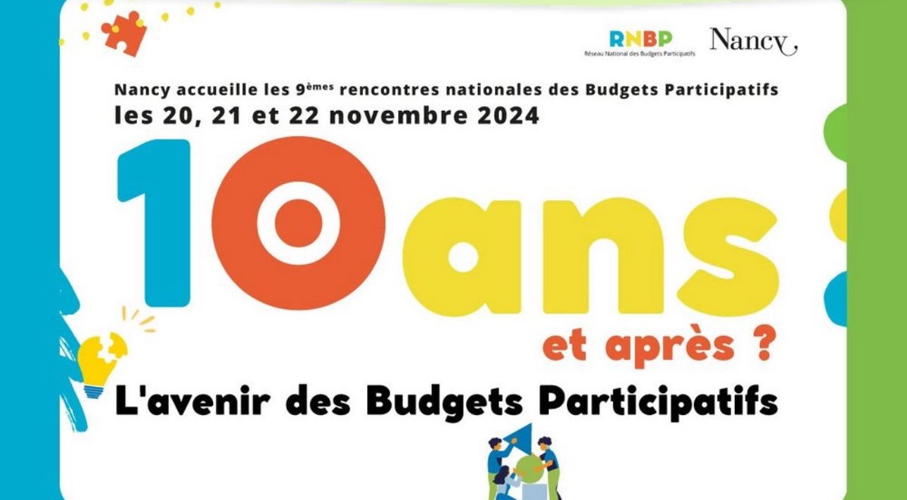 Rencontres nationales budgets participatifs Nancy